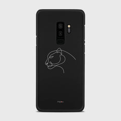 SILHOUETTE PANTHER Samsung Galaxy S9 Plus case - thin fit matte black (D158)