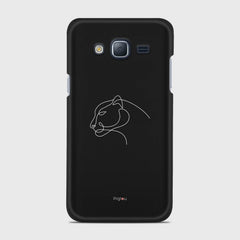 SILHOUETTE PANTHER Samsung Galaxy J3 (2016) case - thin fit matte black (D158)