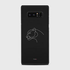 SILHOUETTE PANTHER Samsung Galaxy Note 8 case - thin fit matte black (D158)