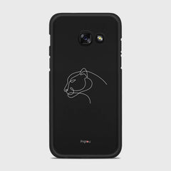SILHOUETTE PANTHER Samsung Galaxy A3 (2017) case - thin fit matte black (D158)