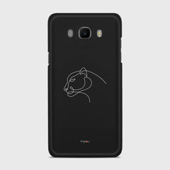 SILHOUETTE PANTHER Samsung Galaxy J7 (2016) case - thin fit matte black (D158)