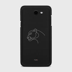 SILHOUETTE PANTHER Samsung Galaxy J7 (2017) Verizon case - thin fit matte black (D158)