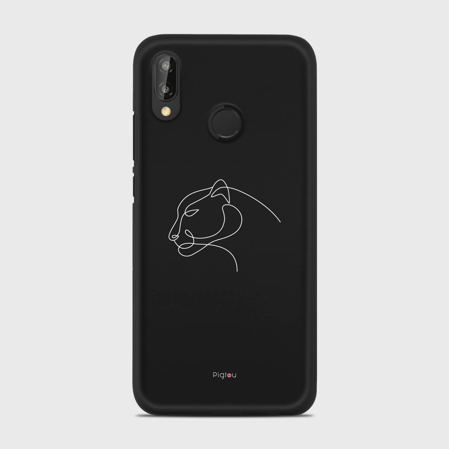 SILHOUETTE PANTHER Huawei P20 Lite case - thin fit matte black (D158)