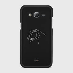 SILHOUETTE PANTHER Samsung Galaxy J5 (2015) case - thin fit matte black (D158)