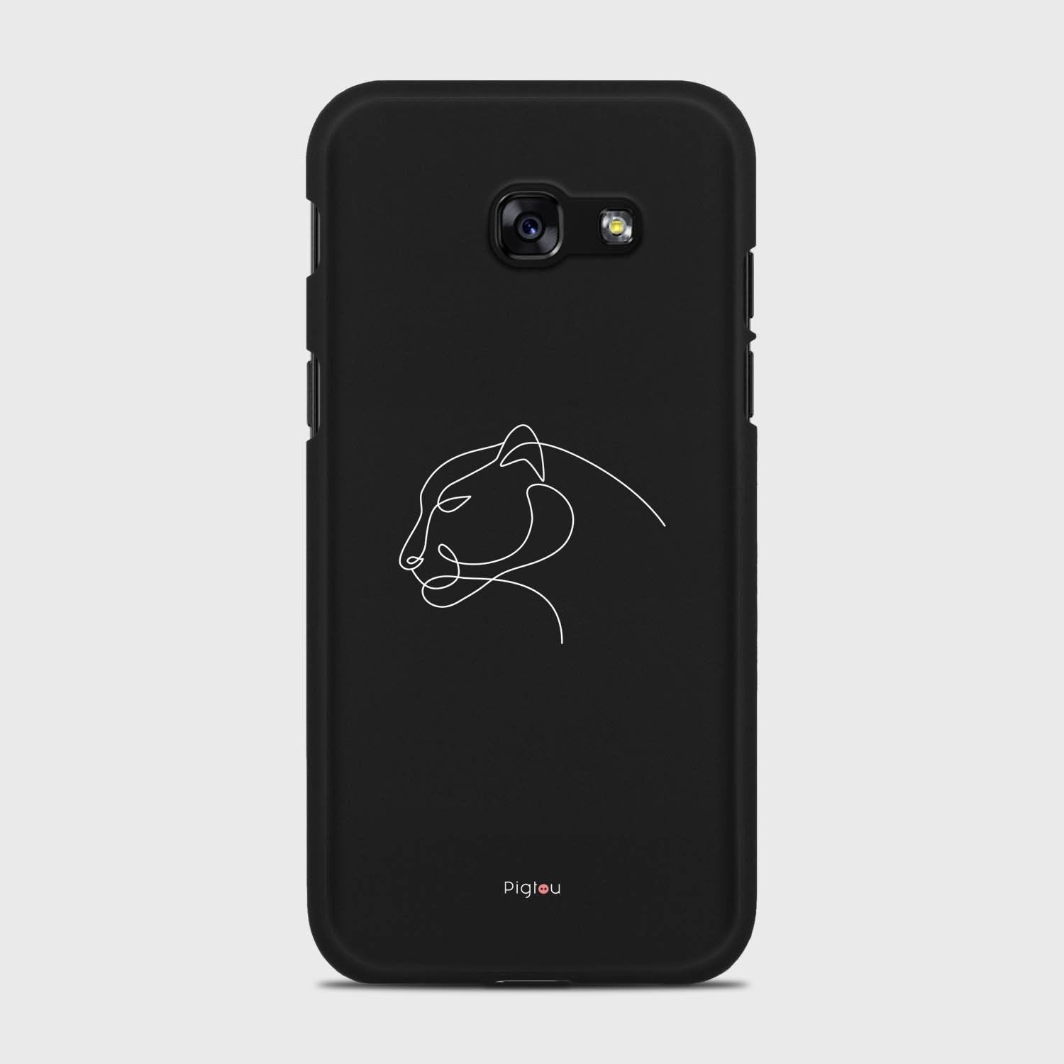 SILHOUETTE PANTHER Samsung Galaxy A5 (2017) case - thin fit matte black (D158)