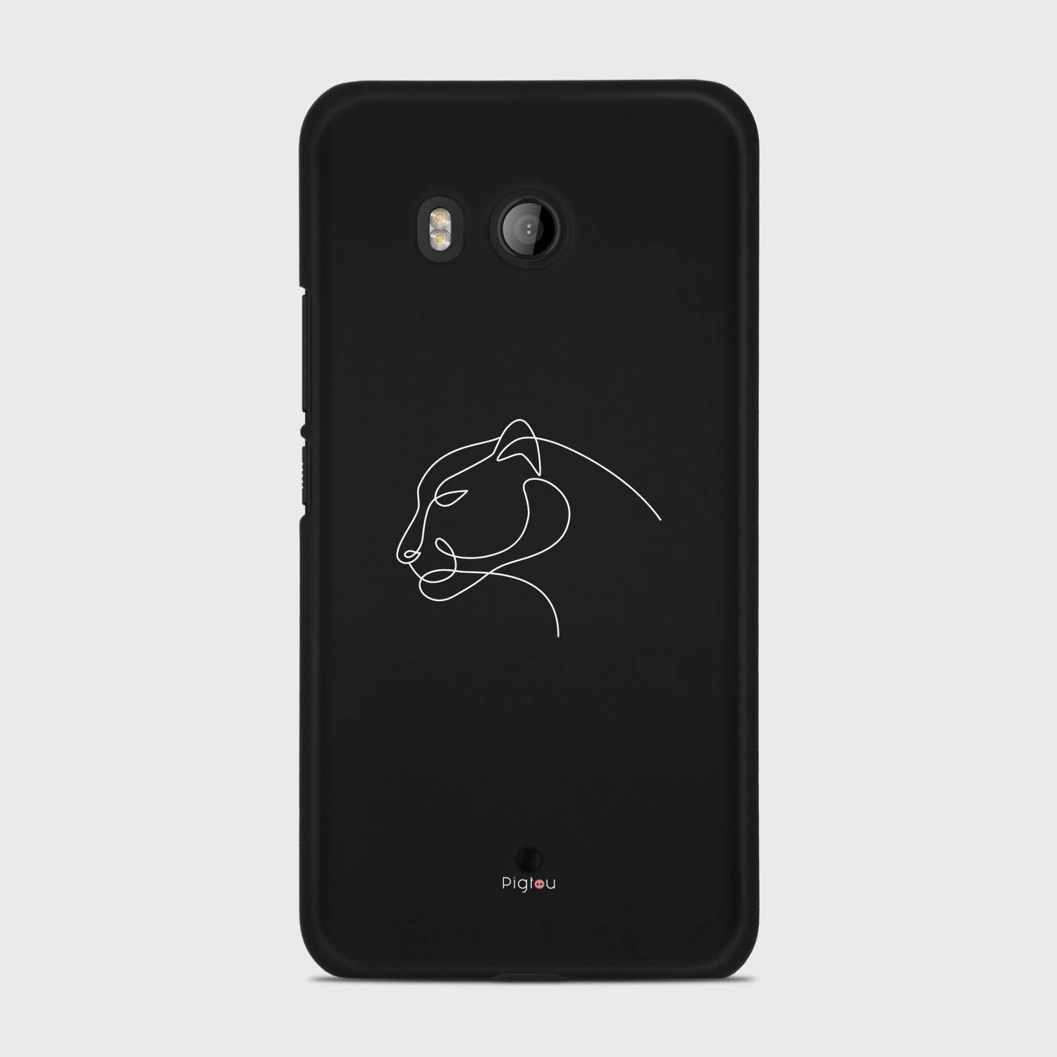 SILHOUETTE PANTHER HTC U11 case - thin fit matte black (D158)