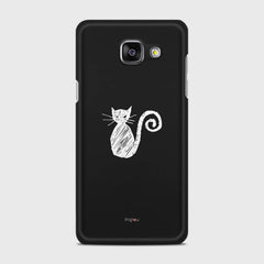 SILHOUETTE CAT Samsung Galaxy A5 (2016) case - thin fit matte black (D159)