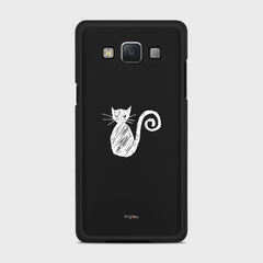 SILHOUETTE CAT Samsung Galaxy A5 (2015) case - thin fit matte black (D159)