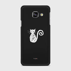 SILHOUETTE CAT Samsung Galaxy A3 (2016) case - thin fit matte black (D159)