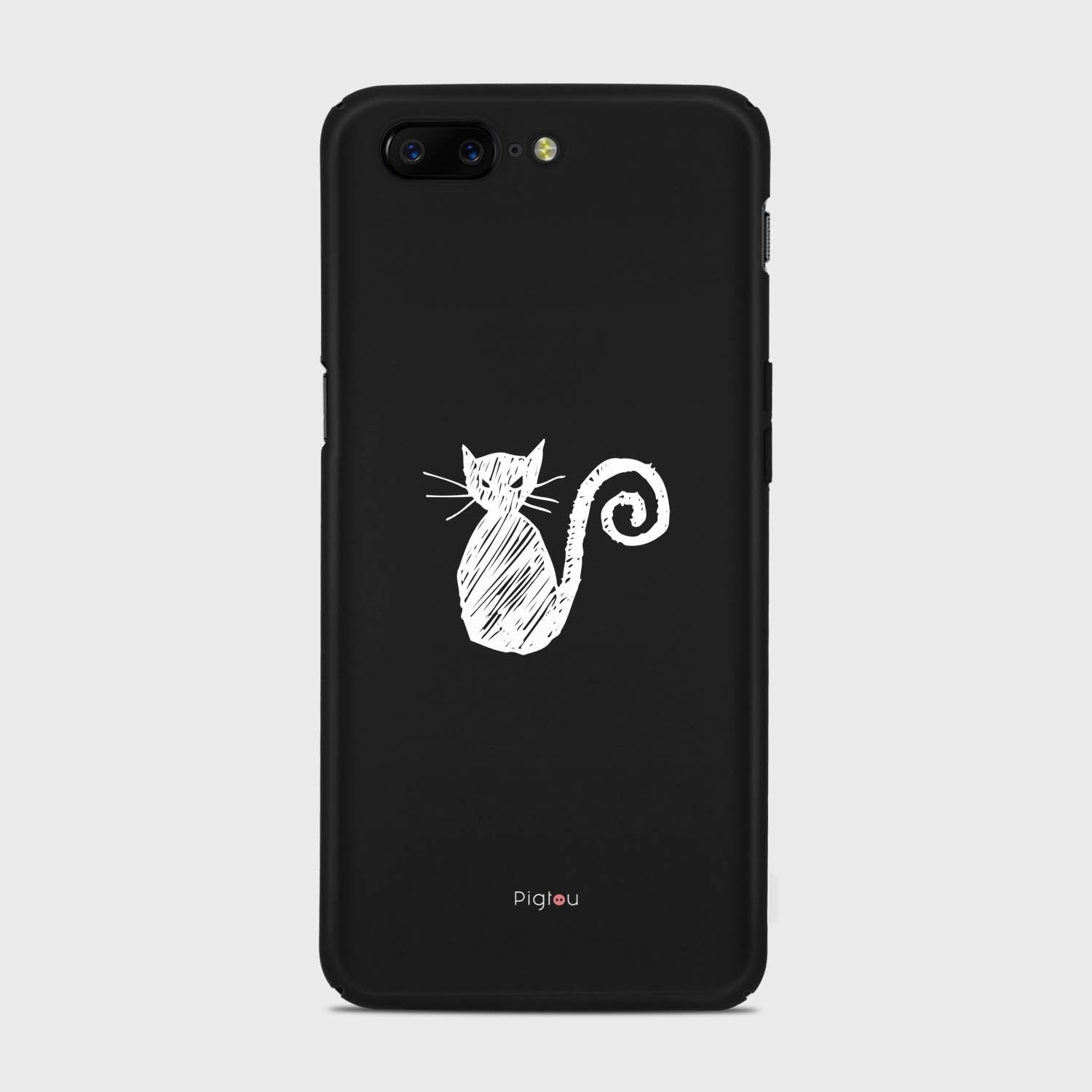 SILHOUETTE CAT Samsung Galaxy A3 (2015) case - thin fit matte black (D159)