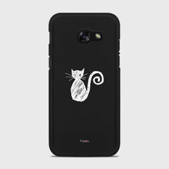 SILHOUETTE CAT Samsung Galaxy A5 (2017) case - thin fit matte black (D159)