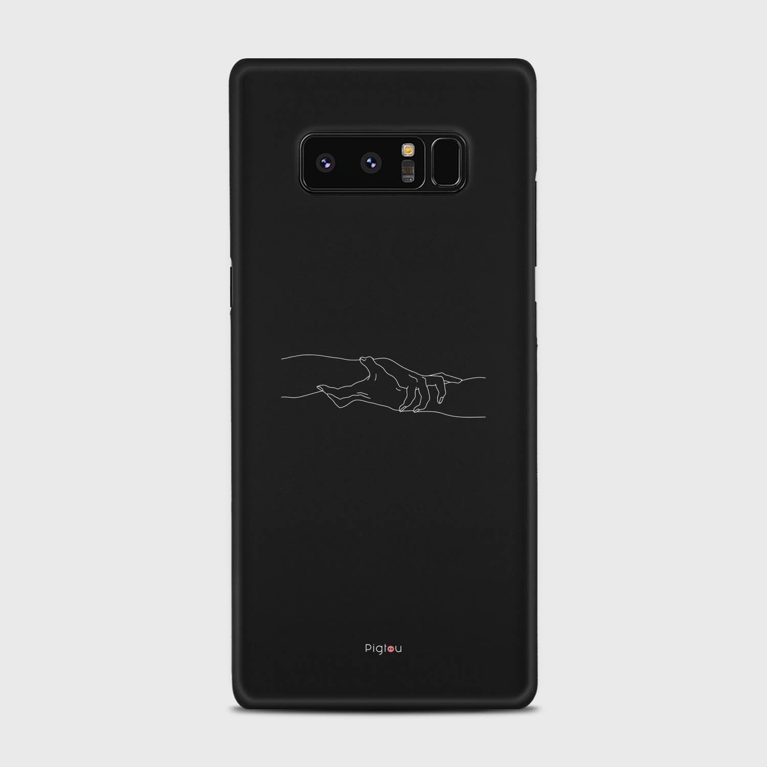 SILHOUETTE BROTHERHOOD Samsung Galaxy Note 8 case - thin fit matte black (D160)