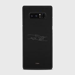 SILHOUETTE BROTHERHOOD Samsung Galaxy Note 8 case - thin fit matte black (D160)