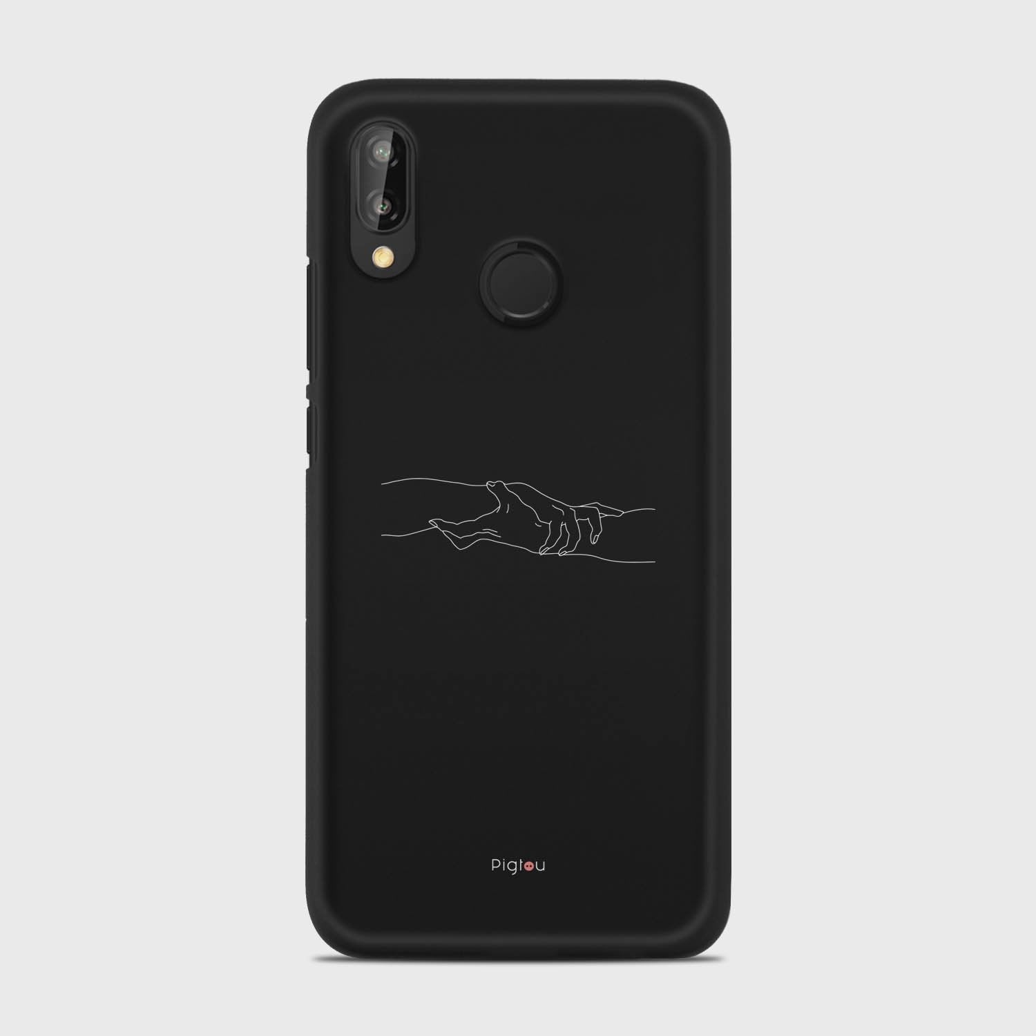 SILHOUETTE BROTHERHOOD Huawei P20 Lite case - thin fit matte black (D160)