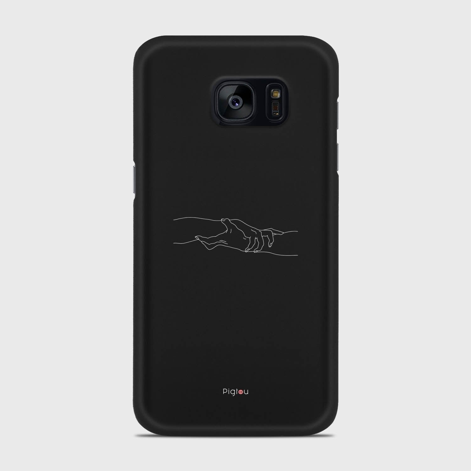 SILHOUETTE BROTHERHOOD Samsung Galaxy S7 case - thin fit matte black (D160)