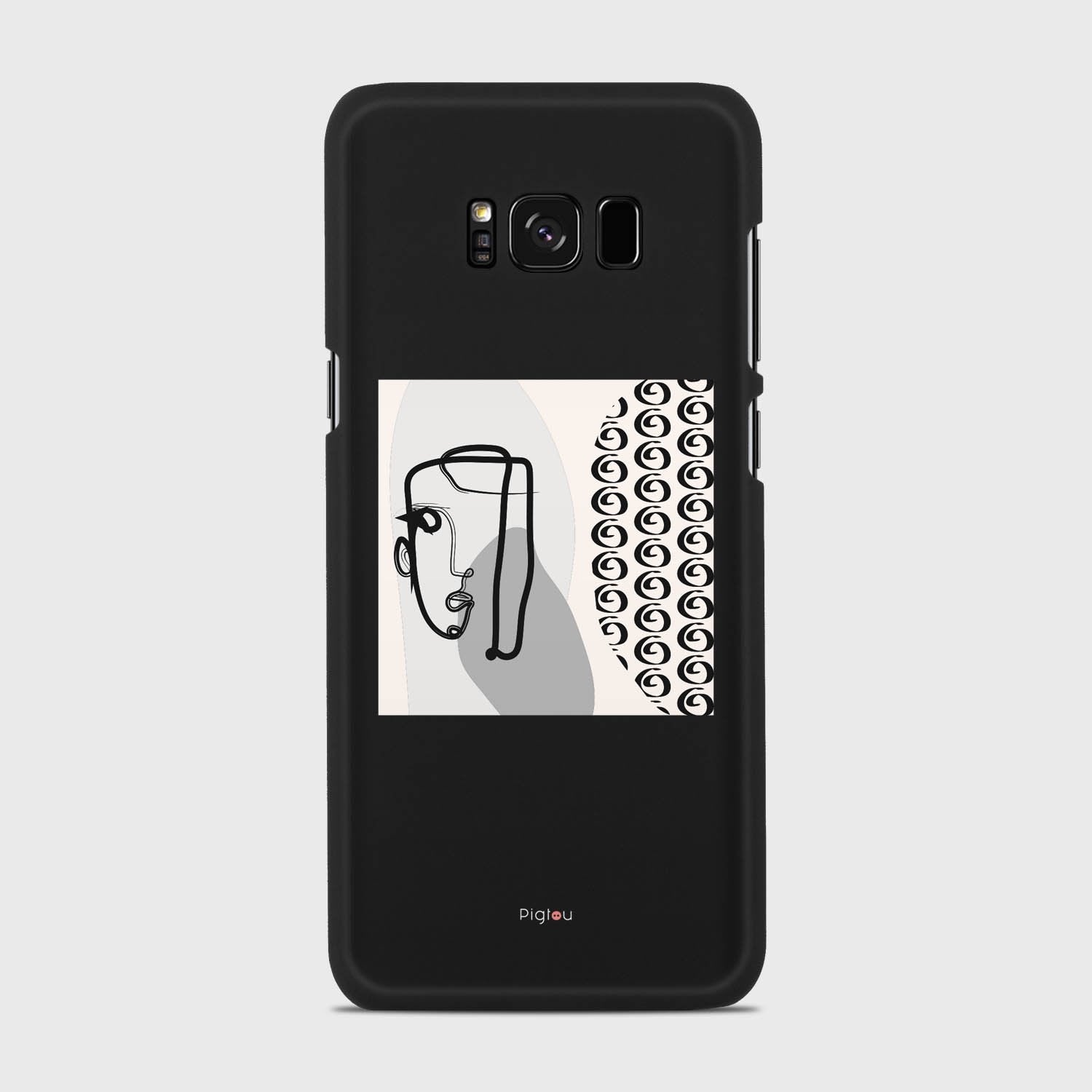 SILHOUETTE MOOD Samsung Galaxy S8 Plus case - thin fit matte black (D161)