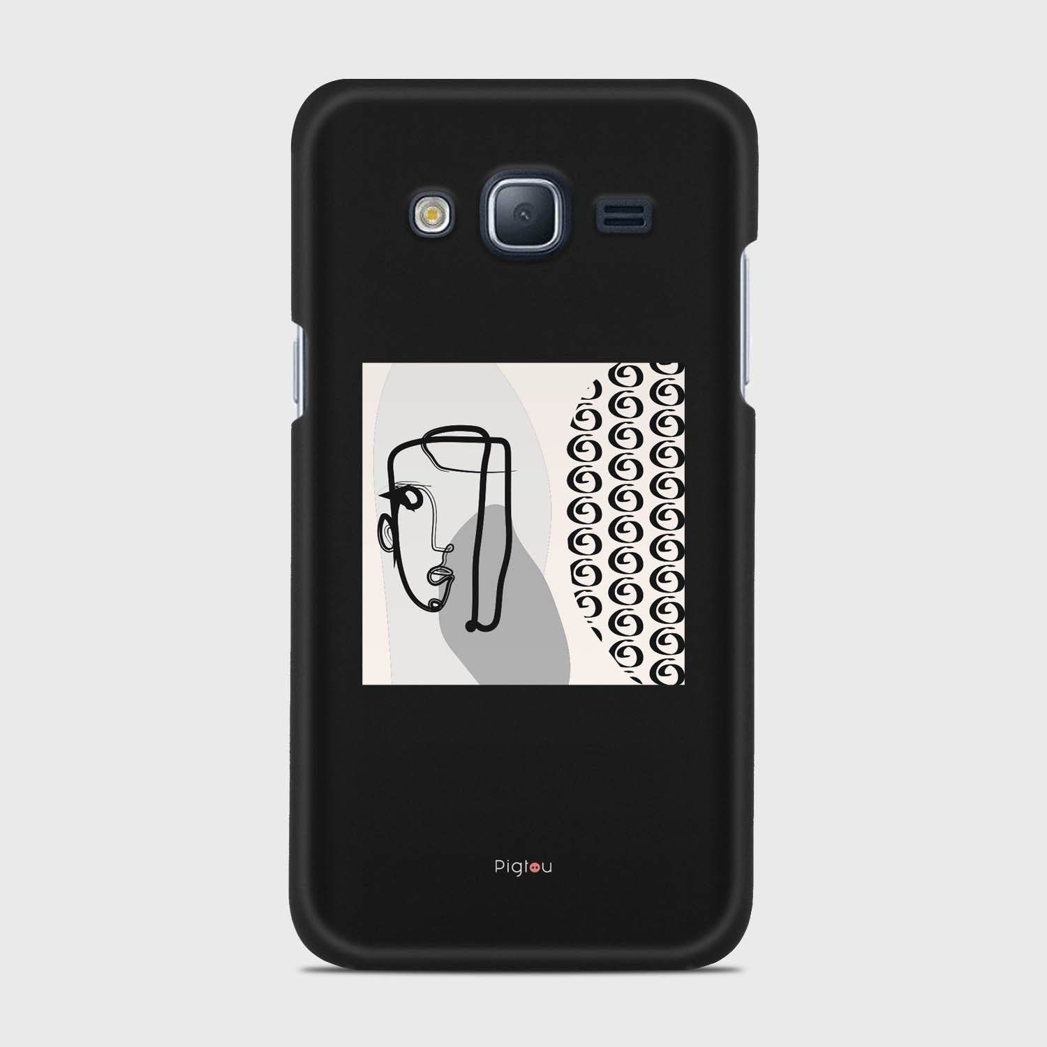 SILHOUETTE MOOD Samsung Galaxy J3 (2016) case - thin fit matte black (D161)