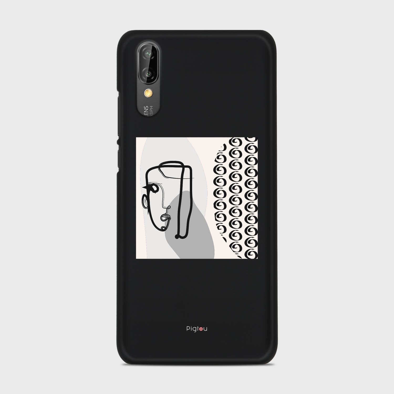 SILHOUETTE MOOD Huawei P20 case - thin fit matte black (D161)