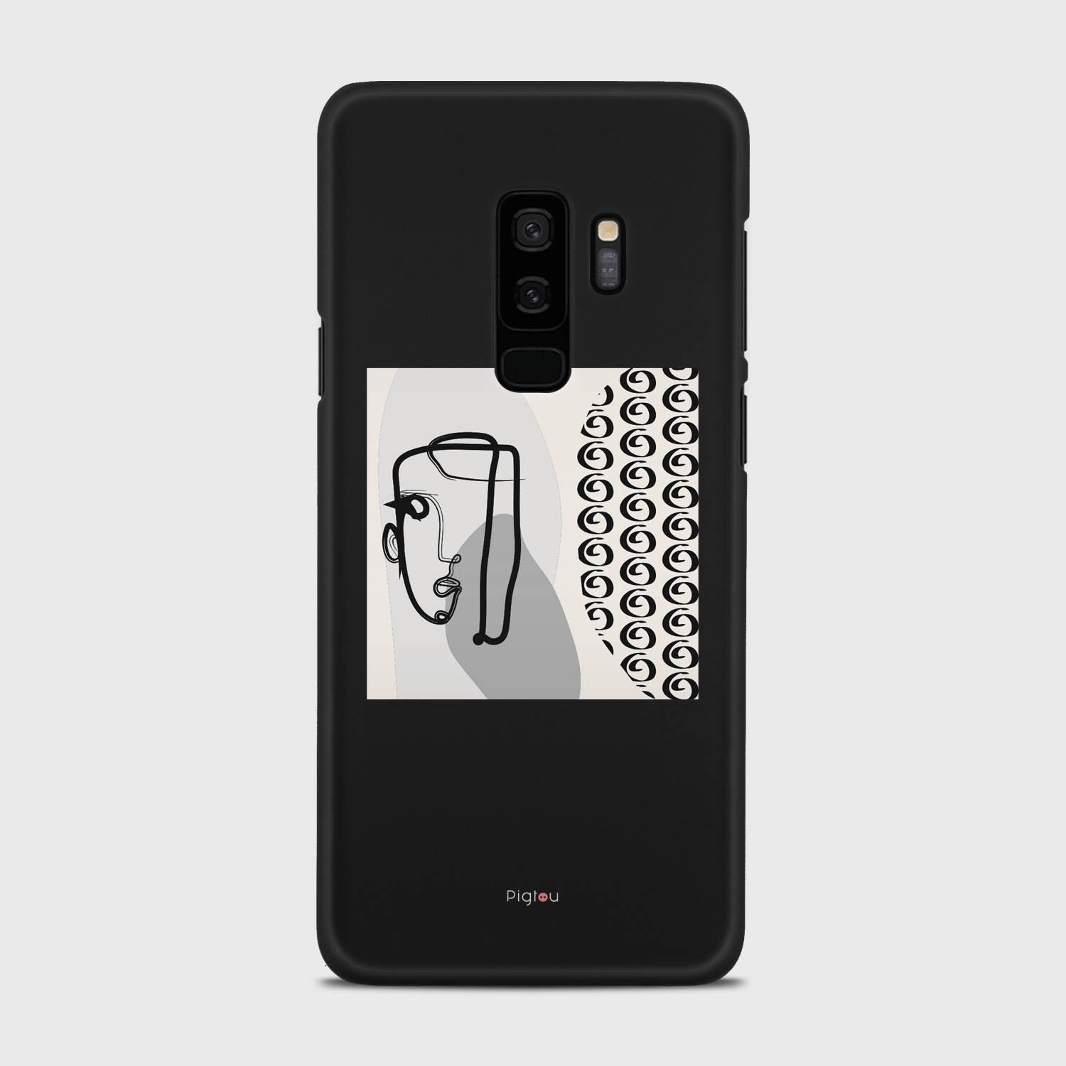 SILHOUETTE MOOD Samsung Galaxy S9 Plus case - thin fit matte black (D161)