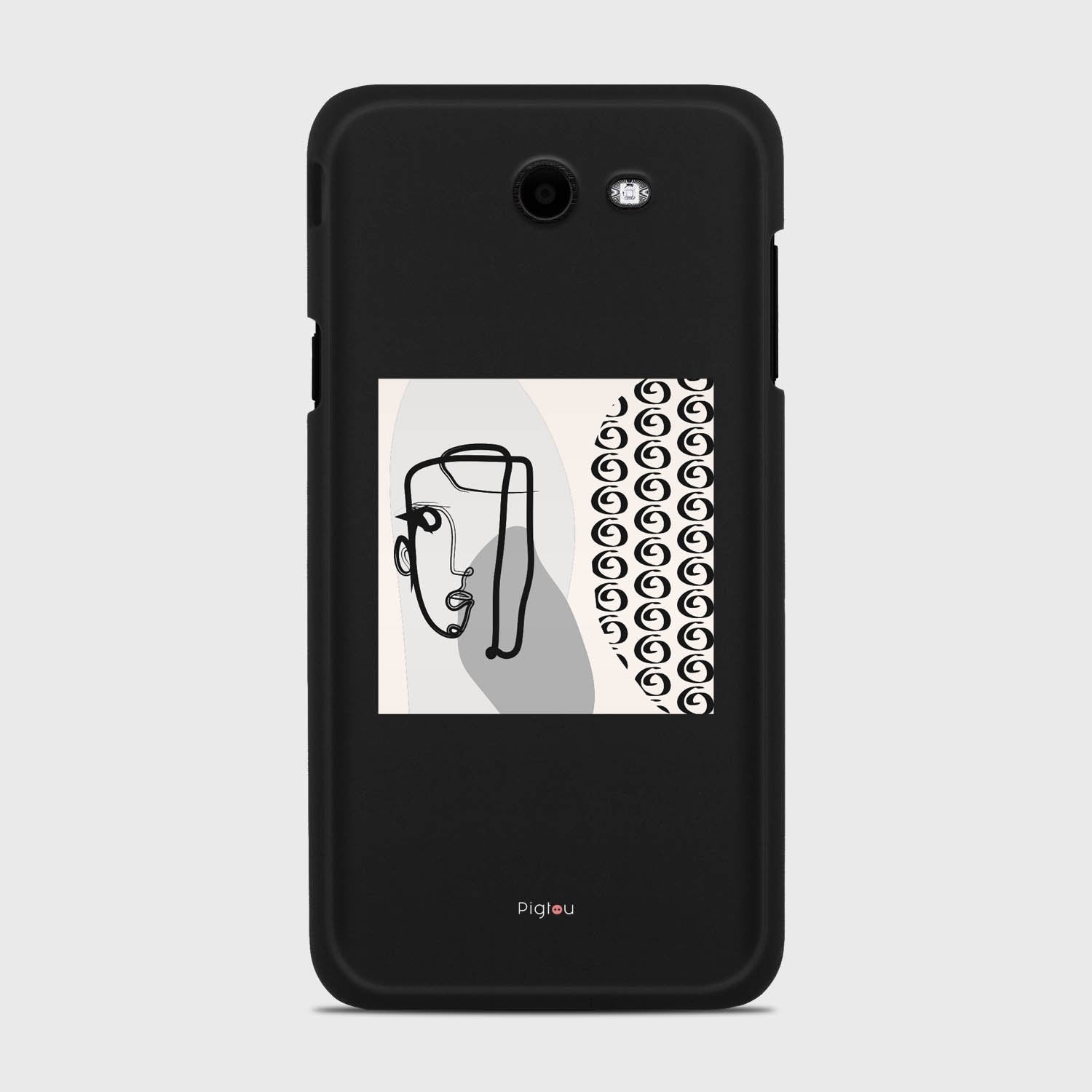 SILHOUETTE MOOD Samsung Galaxy J7 (2017) Verizon case - thin fit matte black (D161)