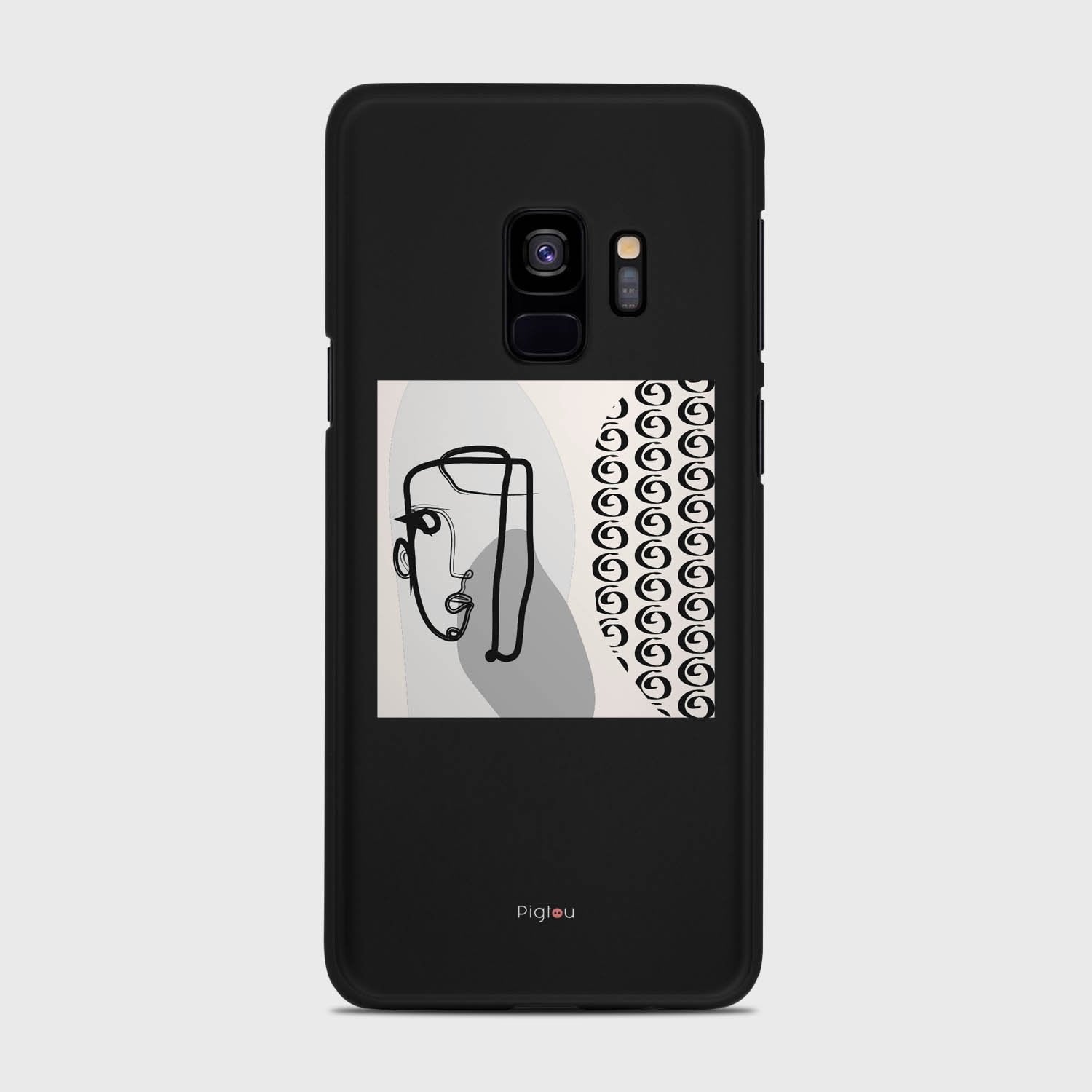 SILHOUETTE MOOD Samsung Galaxy S9 case - thin fit matte black (D161)