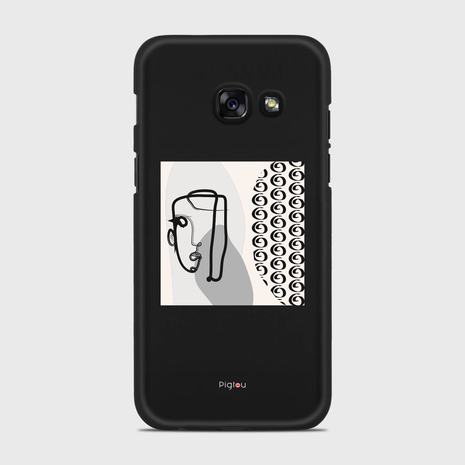 SILHOUETTE MOOD Samsung Galaxy A3 (2017) case - thin fit matte black (D161)
