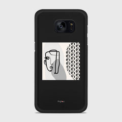 SILHOUETTE MOOD Samsung Galaxy S7 case - thin fit matte black (D161)