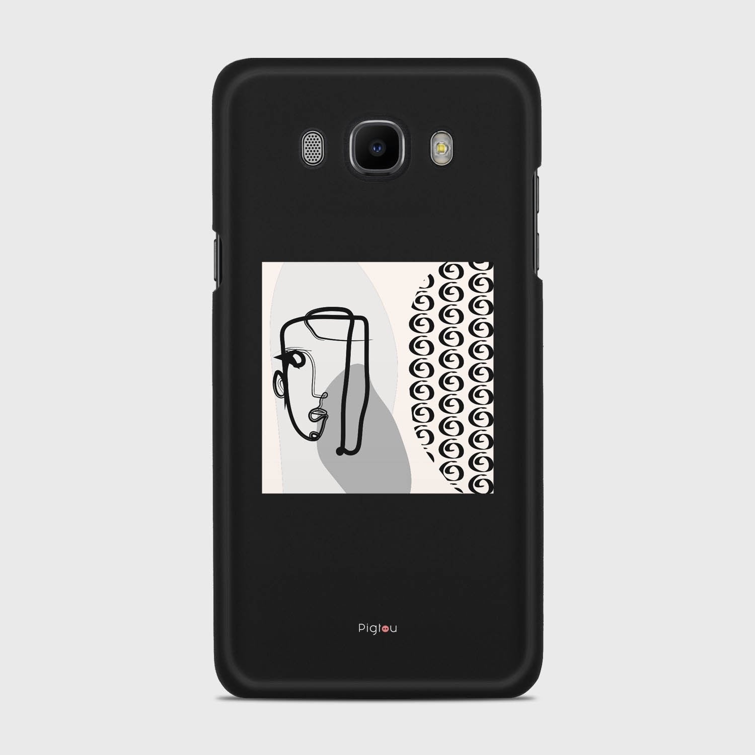 SILHOUETTE MOOD Samsung Galaxy J7 (2016) case - thin fit matte black (D161)