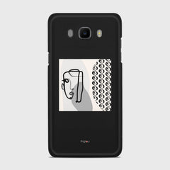 SILHOUETTE MOOD Samsung Galaxy J7 (2016) case - thin fit matte black (D161)