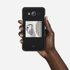 SILHOUETTE MOOD Samsung Galaxy J3 (2016) case - thin fit matte black (D161)