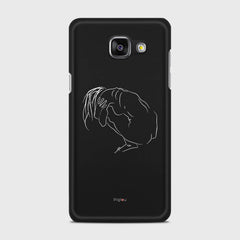 SILHOUETTE LONELINESS Samsung Galaxy A5 (2016) case - thin fit matte black (D162)