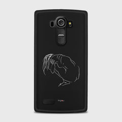 SILHOUETTE LONELINESS LG G4 case - thin fit matte black (D162)