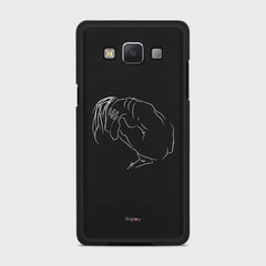 SILHOUETTE LONELINESS Samsung Galaxy A5 (2015) case - thin fit matte black (D162)