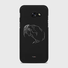SILHOUETTE LONELINESS Samsung Galaxy A5 (2017) case - thin fit matte black (D162)