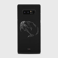 SILHOUETTE LONELINESS Samsung Galaxy Note 8 case - thin fit matte black (D162)