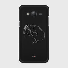 SILHOUETTE LONELINESS Samsung Galaxy J5 (2015) case - thin fit matte black (D162)