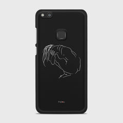 SILHOUETTE LONELINESS Huawei P10 Lite case - thin fit matte black (D162)