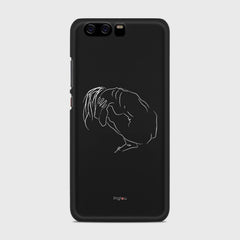 SILHOUETTE LONELINESS Huawei P10 case - thin fit matte black (D162)