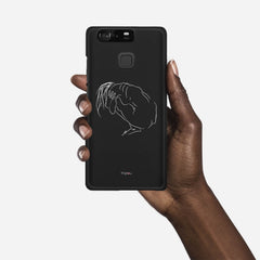 SILHOUETTE LONELINESS Huawei P9 case - thin fit matte black (D162)
