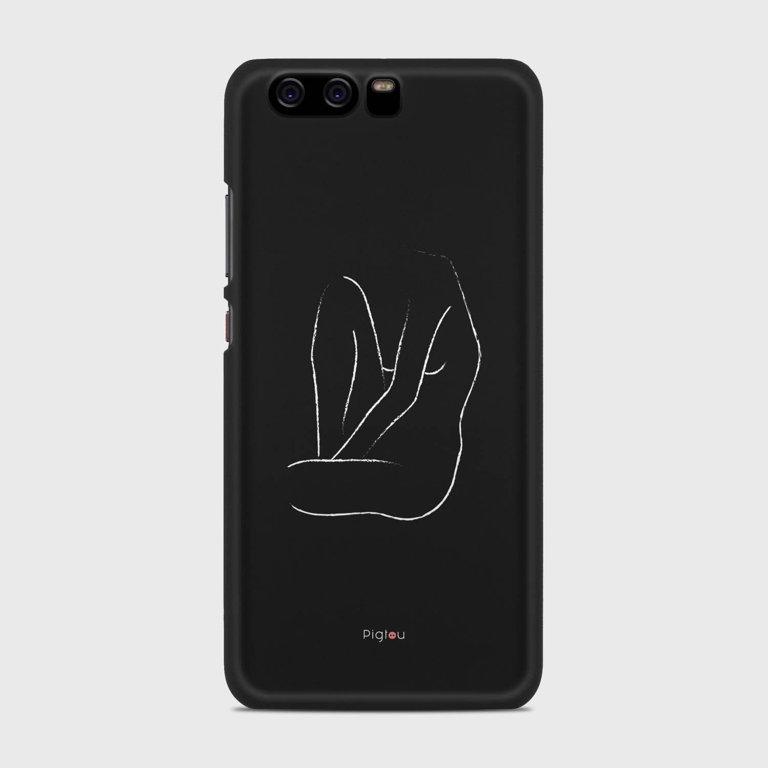 SILHOUETTE BODY Huawei P10 case - thin fit matte black (D163)