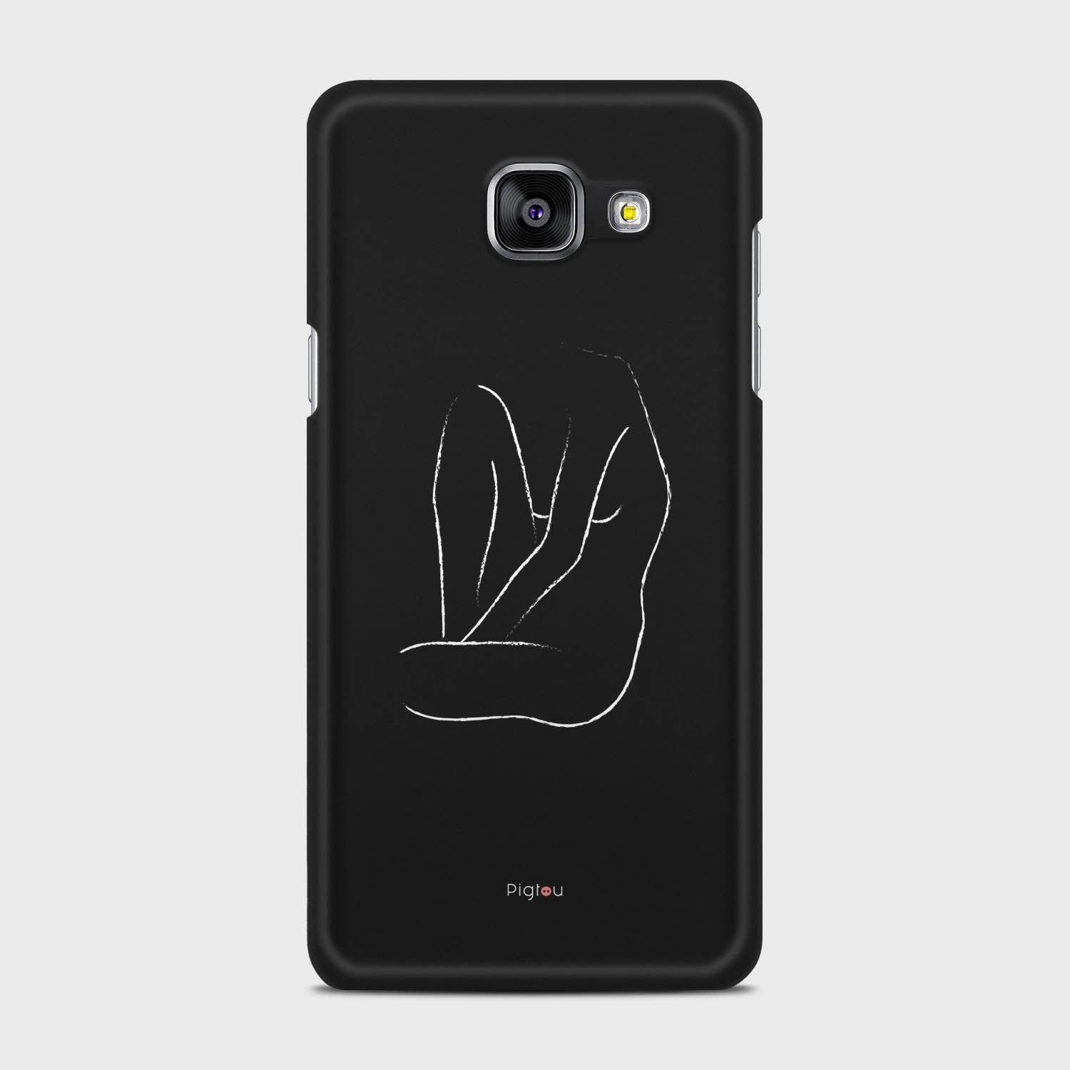 SILHOUETTE BODY Samsung Galaxy A5 (2016) case - thin fit matte black (D163)