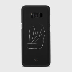 SILHOUETTE BODY Samsung Galaxy S8 case - thin fit matte black (D163)