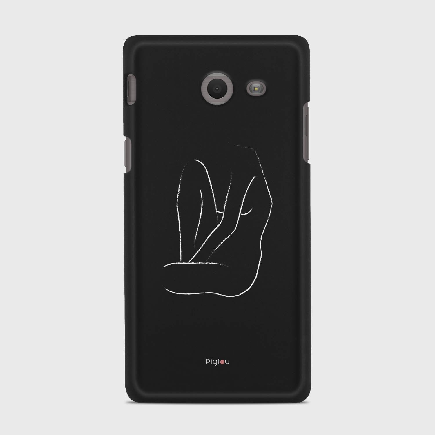 SILHOUETTE BODY Samsung Galaxy J5 (2017) Verizon case - thin fit matte black (D163)