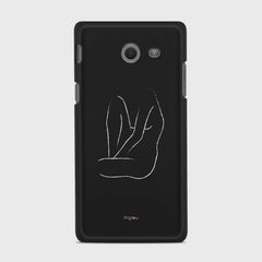 SILHOUETTE BODY Samsung Galaxy J5 (2017) Verizon case - thin fit matte black (D163)