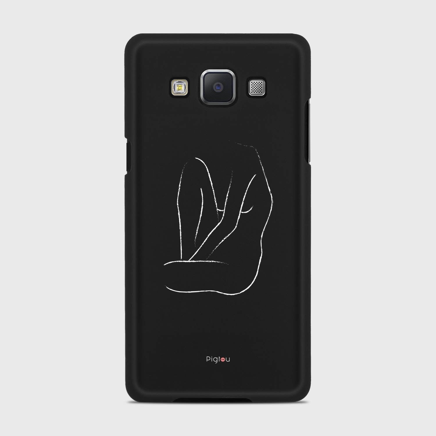SILHOUETTE BODY Samsung Galaxy A5 (2015) case - thin fit matte black (D163)