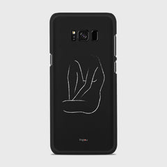SILHOUETTE BODY Samsung Galaxy S8 Plus case - thin fit matte black (D163)