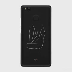 SILHOUETTE BODY Huawei P9 Lite case - thin fit matte black (D163)