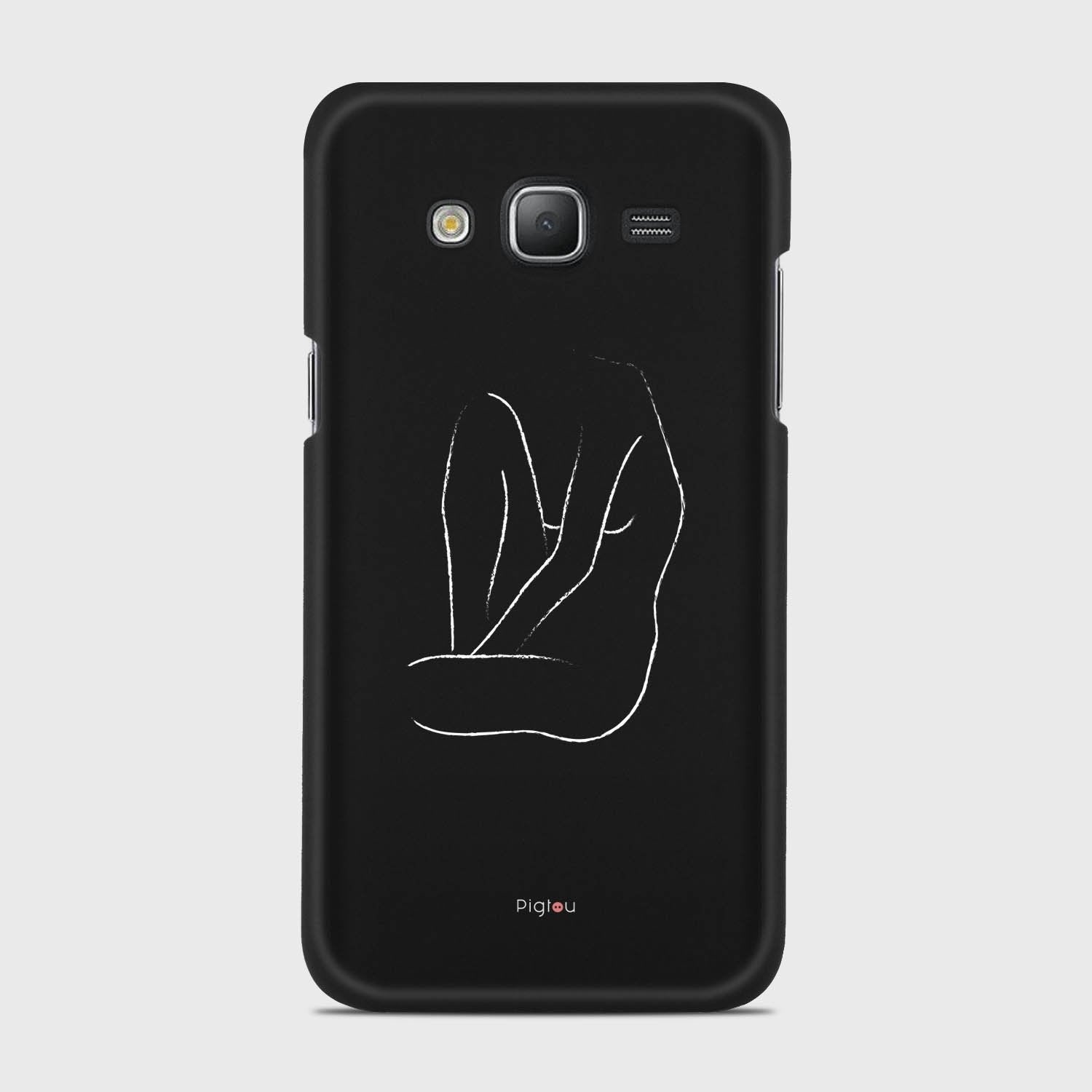 SILHOUETTE BODY Samsung Galaxy J5 (2015) case - thin fit matte black (D163)