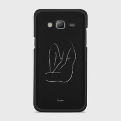 SILHOUETTE BODY Samsung Galaxy J5 (2015) case - thin fit matte black (D163)