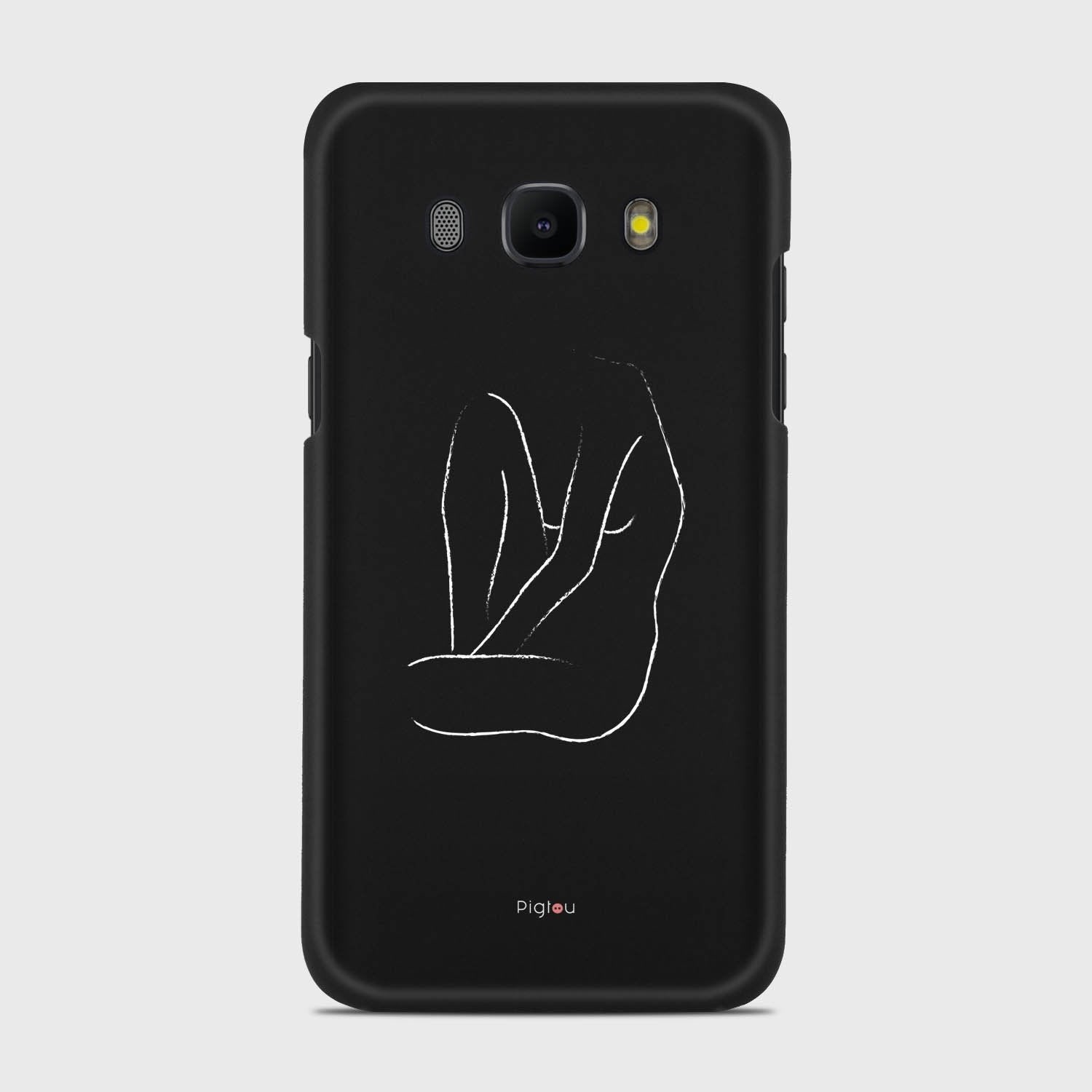 SILHOUETTE BODY Samsung Galaxy J5 (2016) case - thin fit matte black (D163)